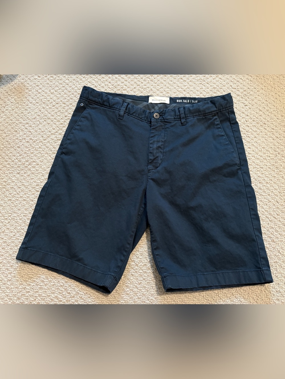 Marc O'Polo Men’s Chino Short Salo Slim Size 31 Organic Cotton